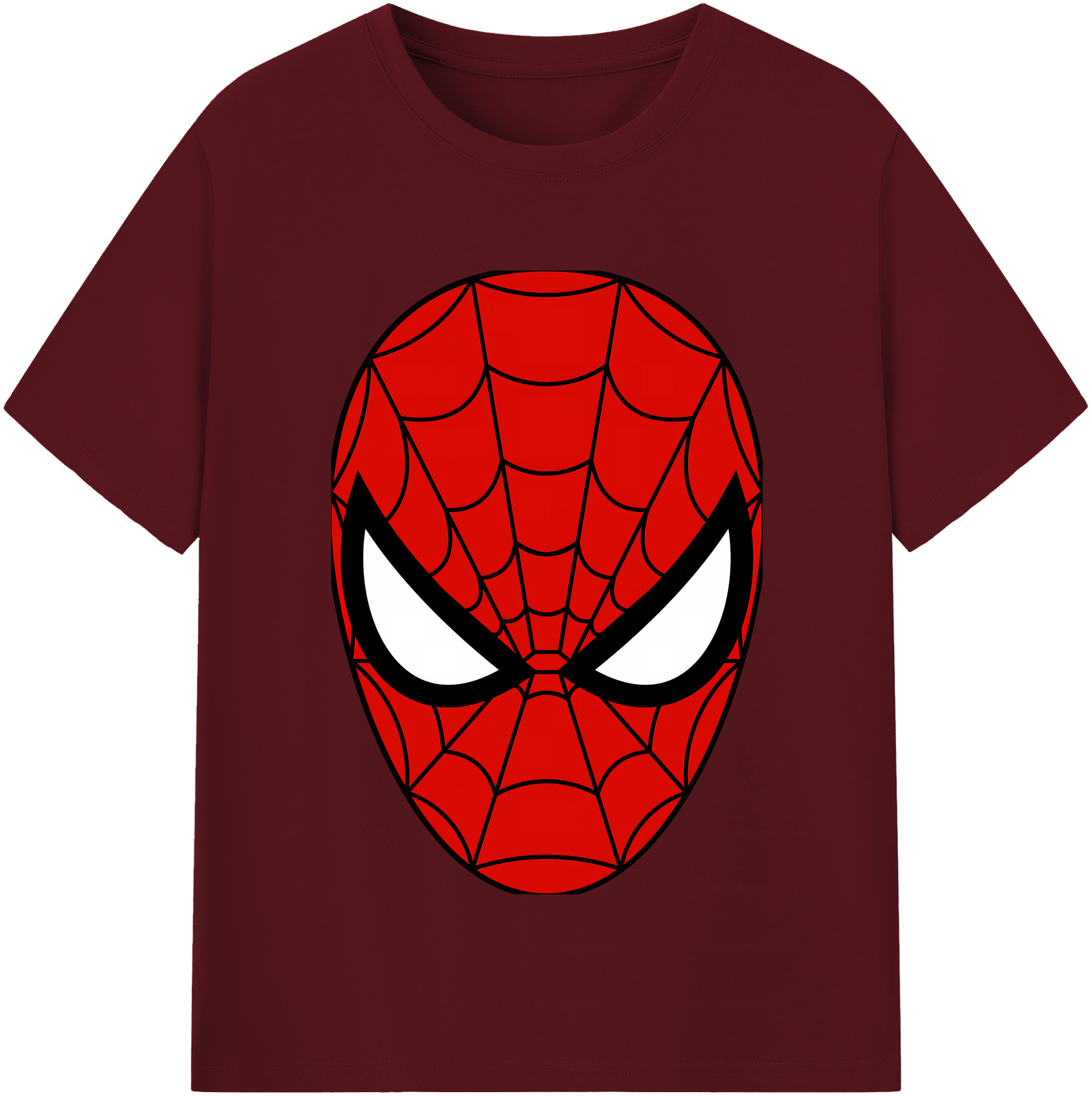 （画像用） Spider Man スパイダーマン 綿100％半袖Tシャツ（フロントプリント）